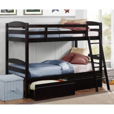 Jefferson Single/Single Bunkbed Espresso